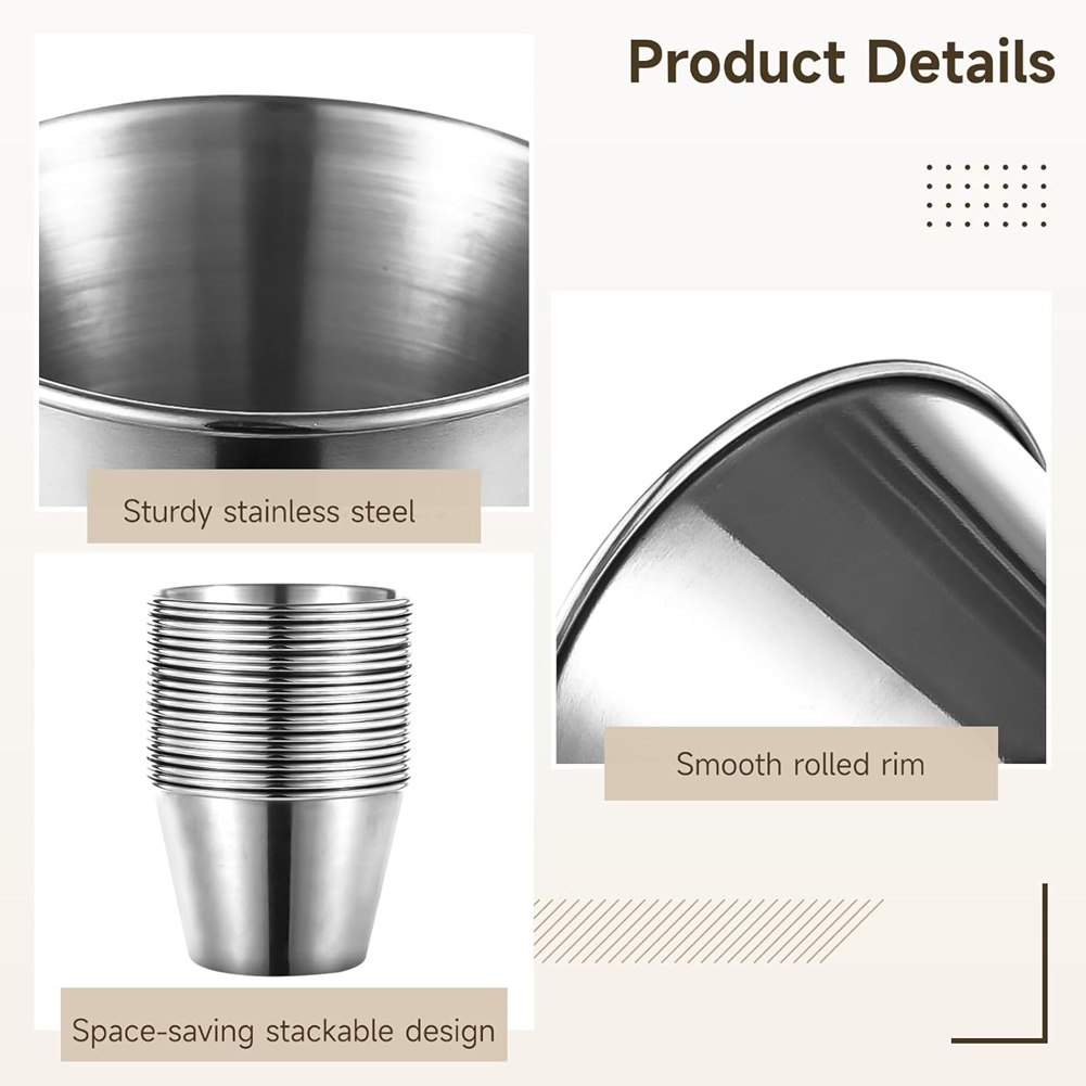 Sauce Dipping Cup - J1UL1N – zestaw 60 sztuk, miski