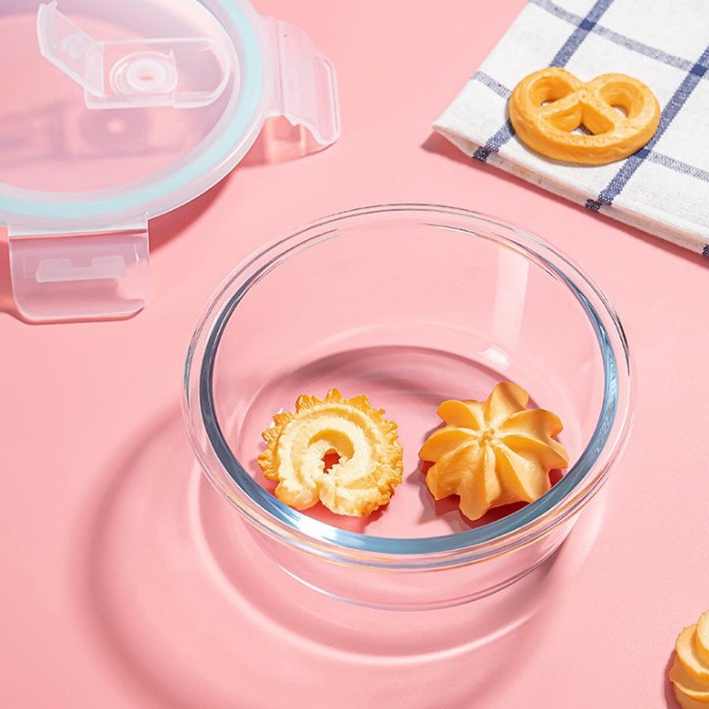 Meal Prep Bowl - Minimalistyczny szklany pojemnik na lunch do