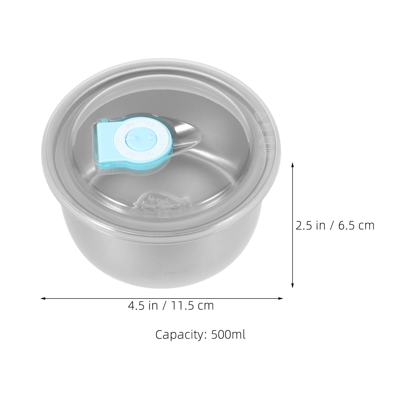Meal Prep Bowl - 6 szt. Domowe pojemniki na lody