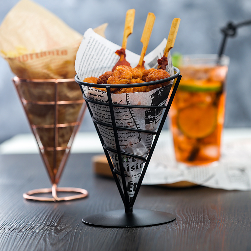 Sauce Dipping Cup - Frytki ze stali nierdzewnej stojak przekąski