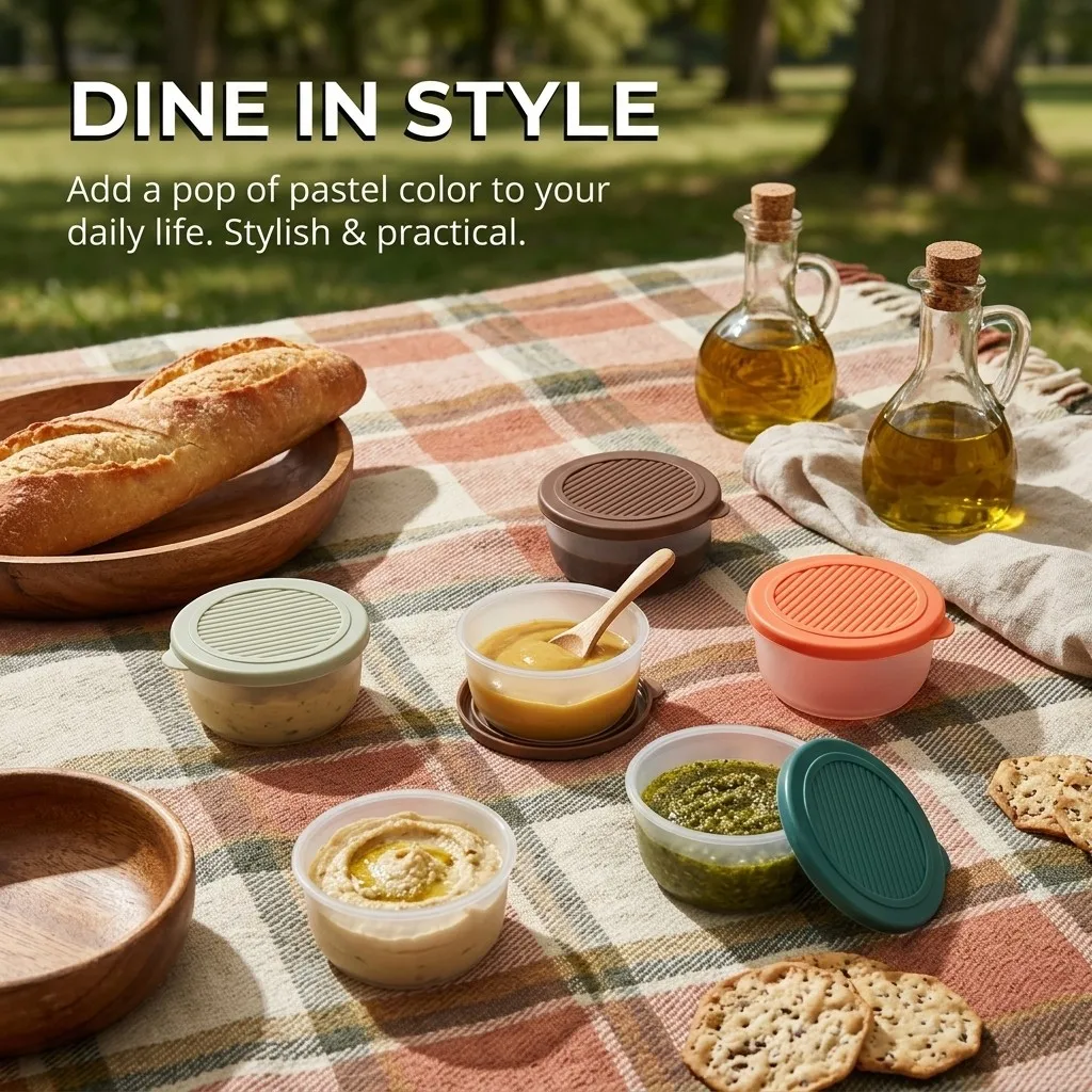 2/6 szt. Mini plastikowe pojem – Sauce Dipping Cup recenzja i cena