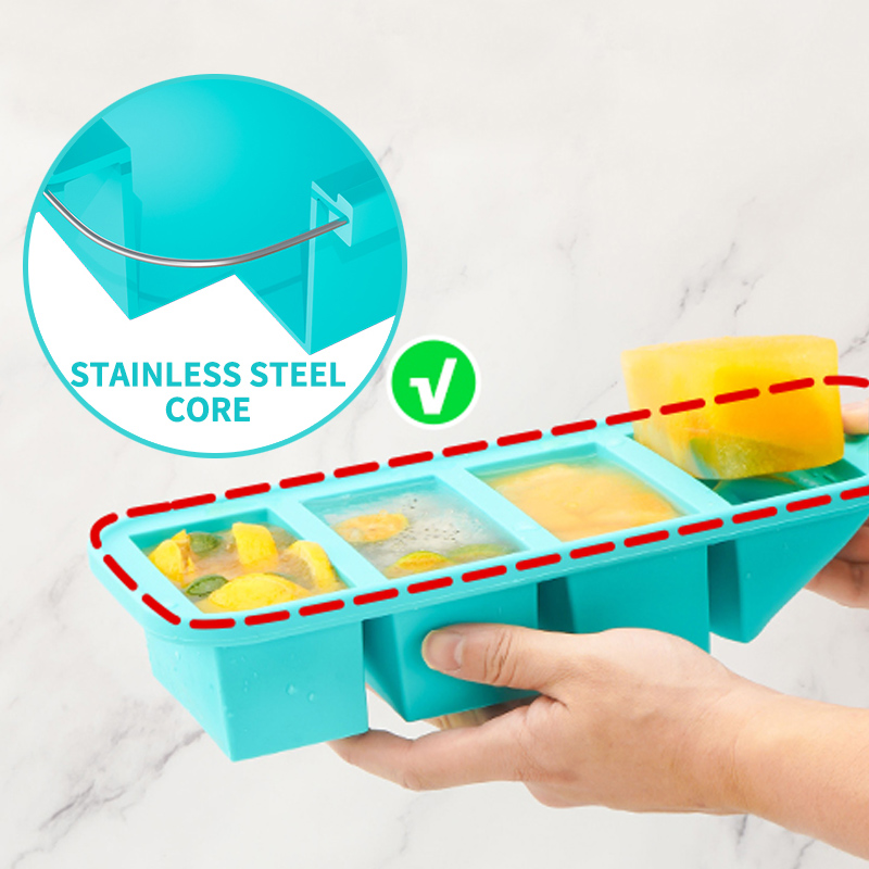 4 Silikonowe Formy do Zamrażan – Meal Prep Template recenzja i cena