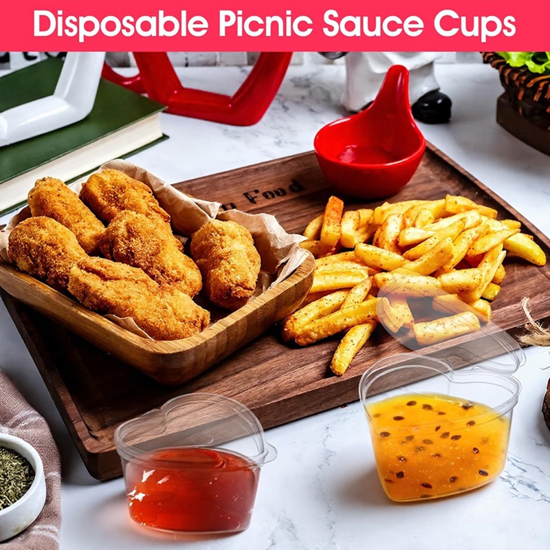 100 Zestawów Przezroczystych K – Sauce Dipping Cup recenzja i cena