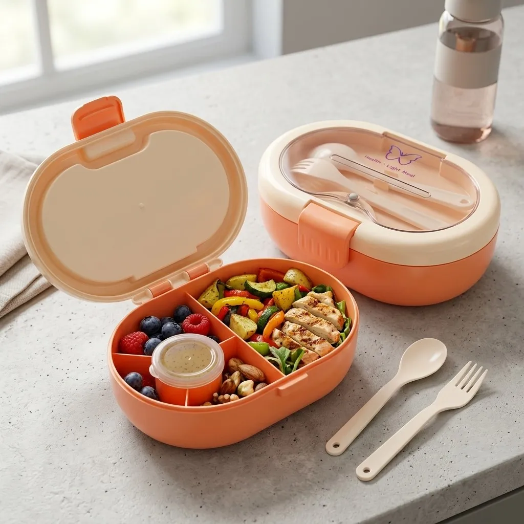 Plastikowe pudełko na lunch w  – Meal Prep Or Prep Meal recenzja i cena