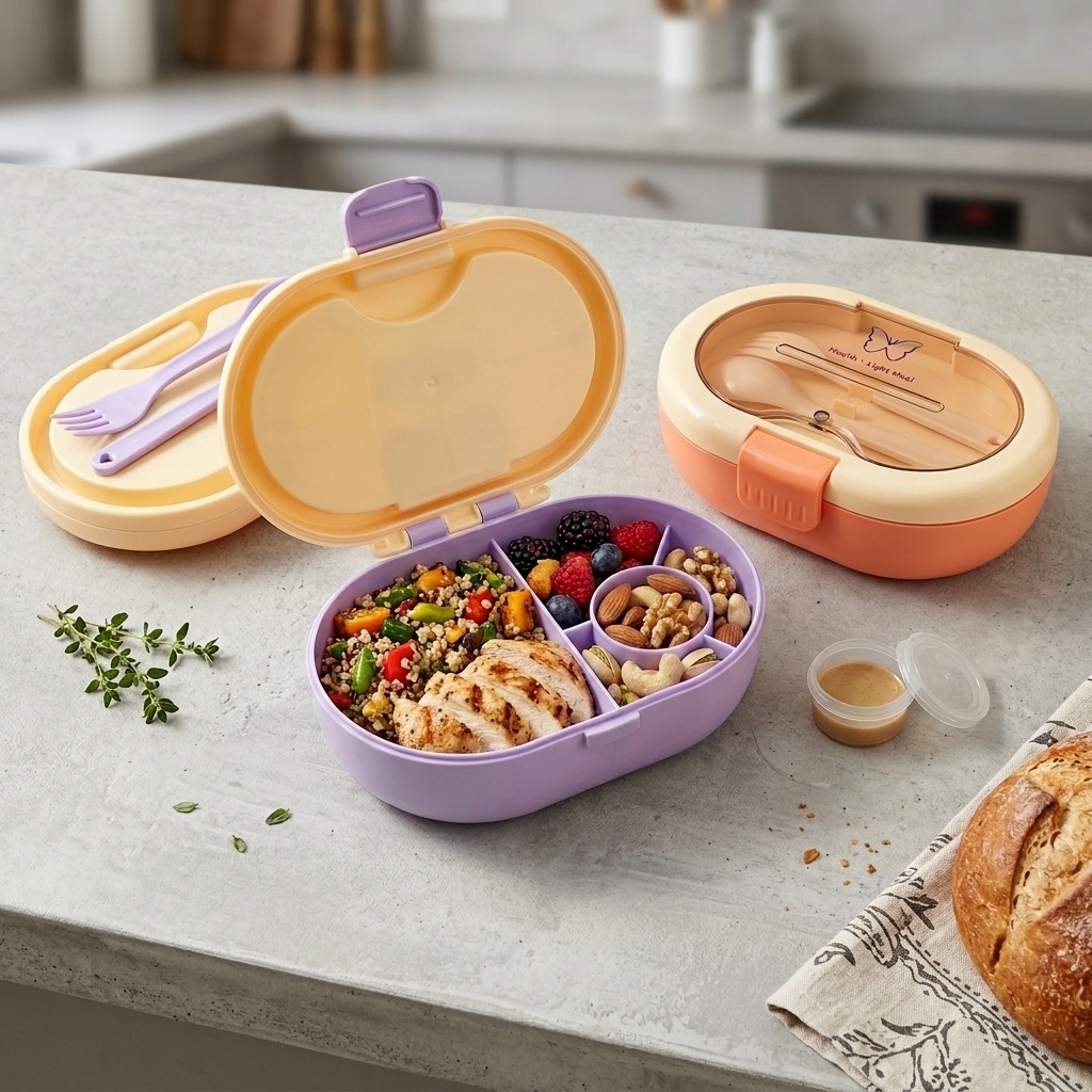 Plastikowy pojemnik na lunch t – Meal Prep Or Prep Meal recenzja i cena